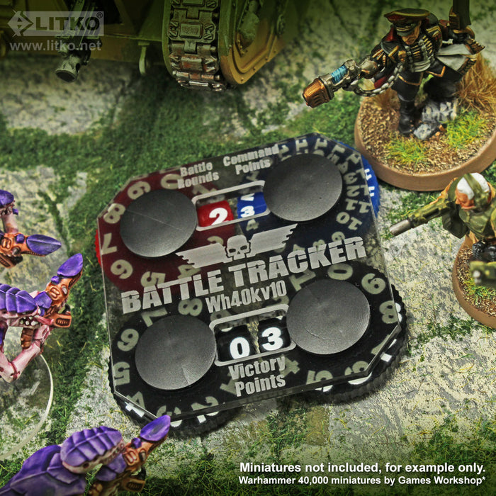 LITKO BattleTracker Compatible with Warhammer 40K 10th Edition-Status Dials-LITKO Game Accessories