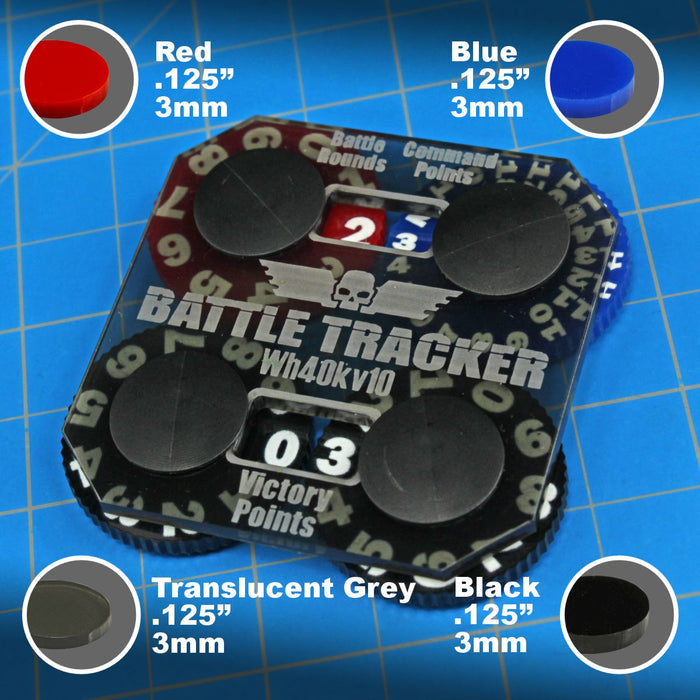 LITKO BattleTracker Compatible with Warhammer 40K 10th Edition-Status Dials-LITKO Game Accessories