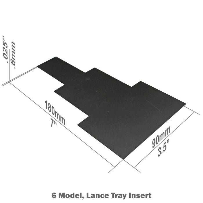 LITKO Lance Formation Tray Heavy Duty Magnet Insert Compatible with Warhammer: The Old World, 6 Cavalry 30x60mm Bases-Movement Trays-LITKO Game Accessories