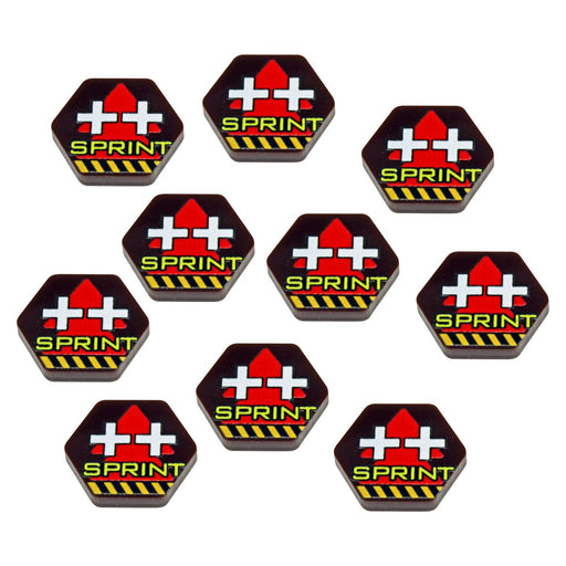 LITKO Mecha Sprint Movement Tokens Compatible with BattleTech (10)-Tokens-LITKO Game Accessories